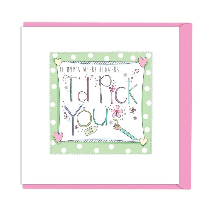 Si les mamans étaient des fleurs, je te choisirais - Carte de fête des mères pour la vente par Paper Yay