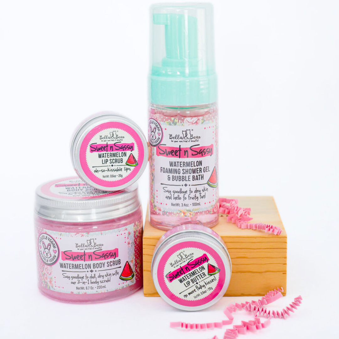 Bella & Bear - Wholesale Bath & Body Set - Sweet 'n' Sassy Midi Watermelon Gift Set | Women, Teens2