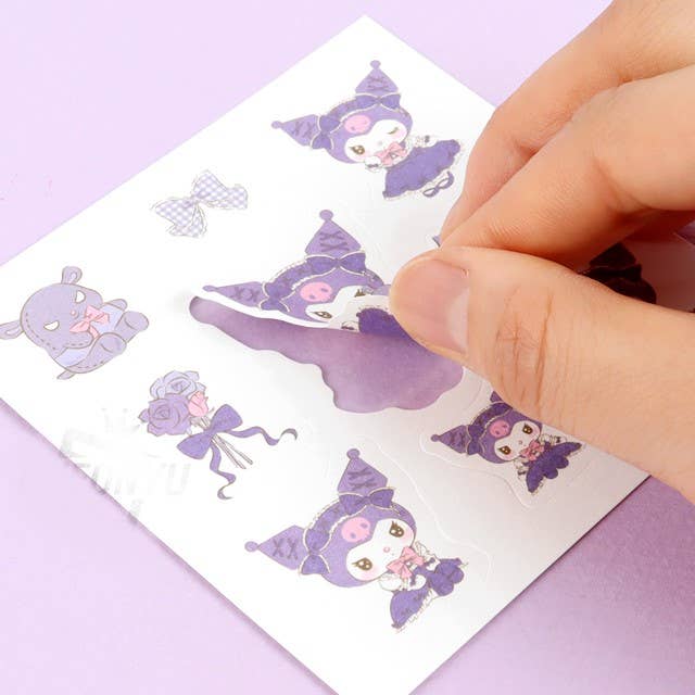 K-Wonderland - Wholesale Sticker - Sanrio Die-Cut Tattoo Stickers – Assorted Characters2