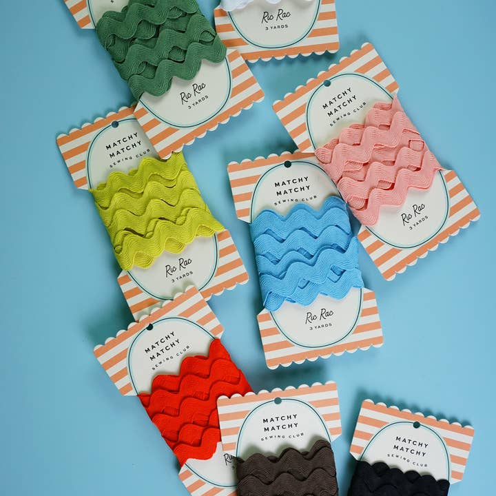 Matchy Matchy Sewing Club - Wholesale Fabric - Pink Taffy Big Ric Rac2