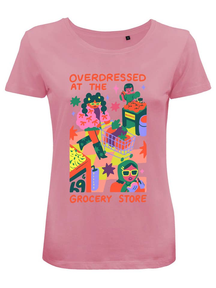 #MAISENZA - Wholesale Screen Printed T-Shirt - Women's - Printed T-shirt Woman - OverDressed at the grocery store5