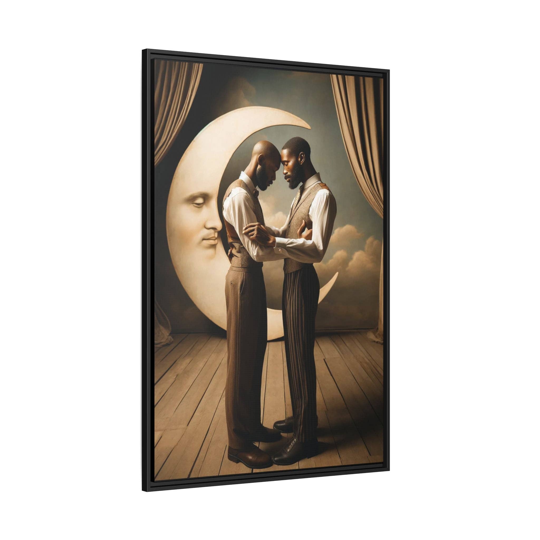 Walt & Pete - Wholesale Art Print - Missing Art Studies - Man In The Moon 00239