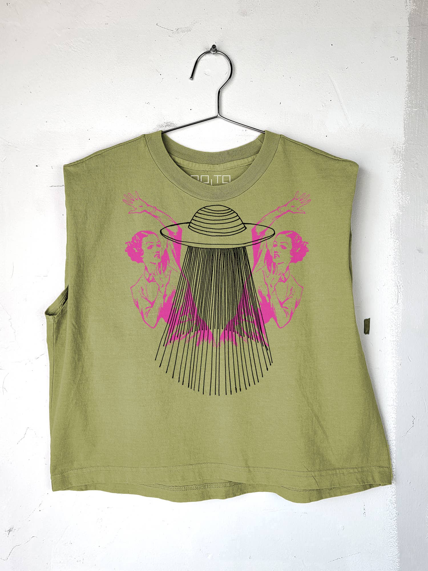 Go To Devil - Wholesale Screen Printed T-Shirt - Women's - UFO Ladies Joan Heavyweight Muscle Tee3