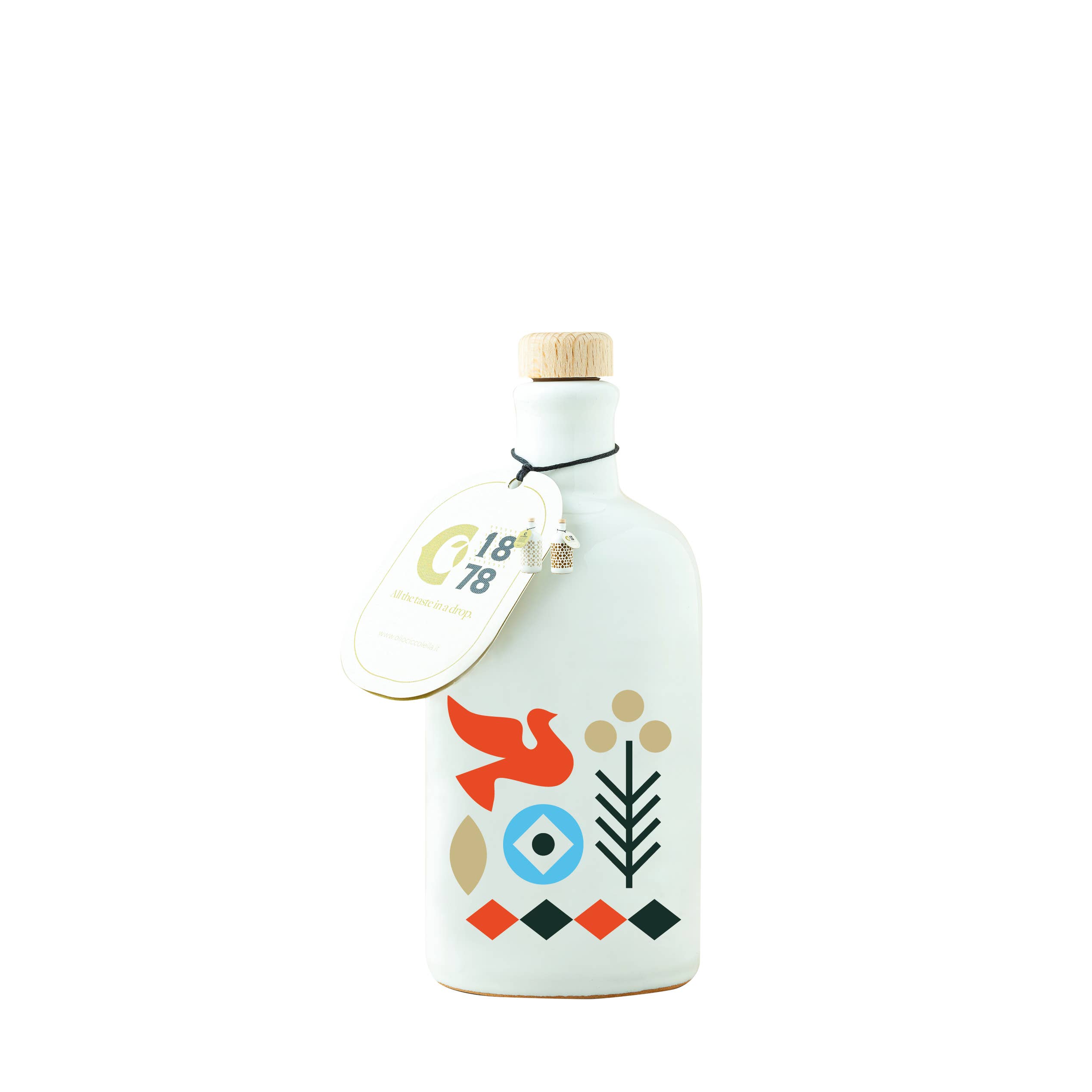 Olio Ciccolella - Wholesale Olive Oil - ORCIO IN CLAY THE PAPILLA 100ML WITH EVOO CICCOLELLA OIL