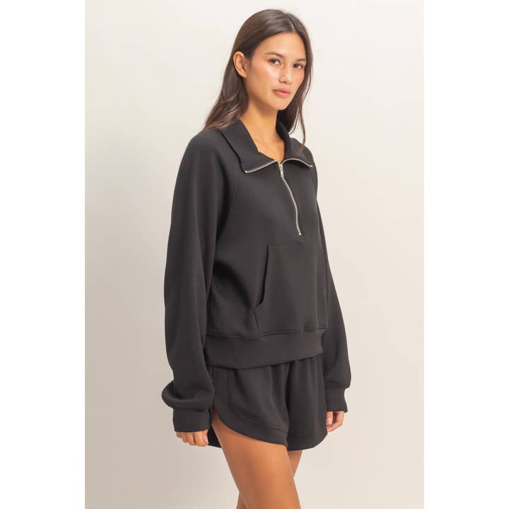 HYFVE - Wholesale Sweatshirt - Women's - Half-Zip Collar Pullover41