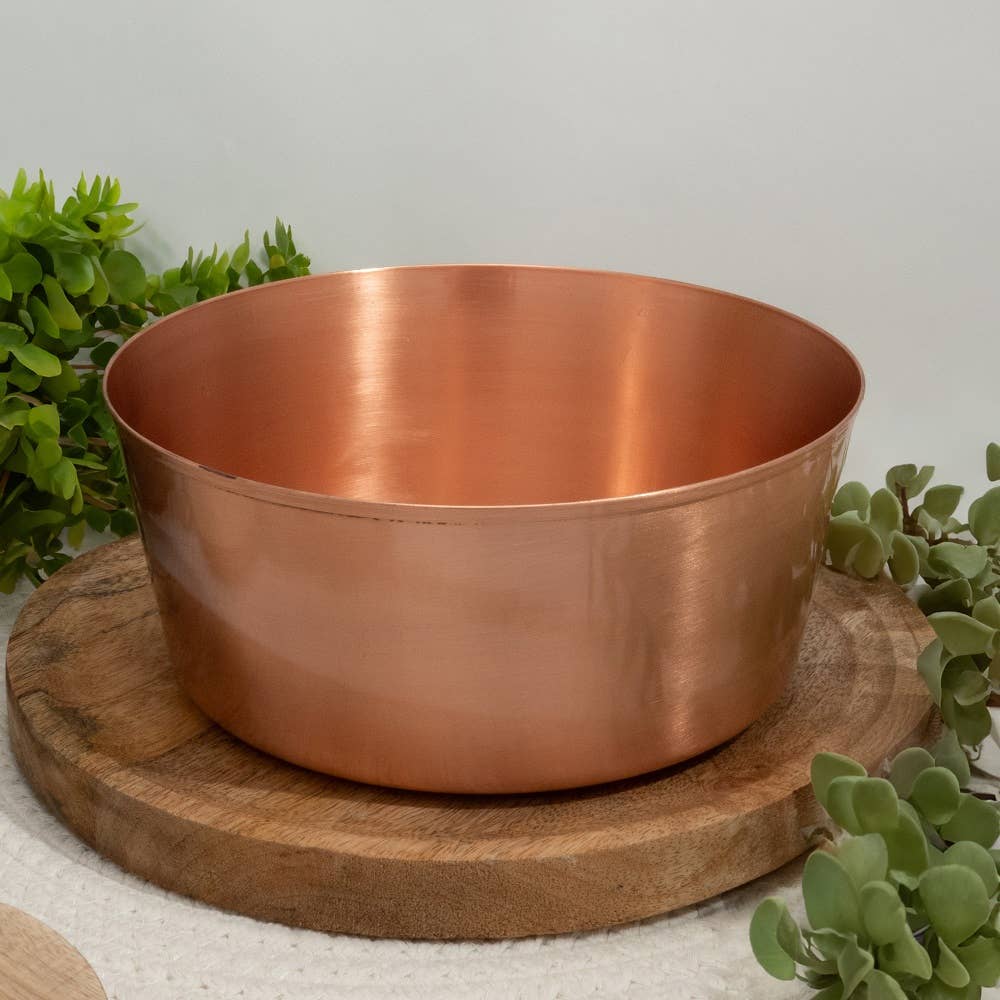 Ayurveda Specialist B.V. - Wholesale Drinking glass/cup - Pure copper set of 2 beer mugs ± 400 ml hammered