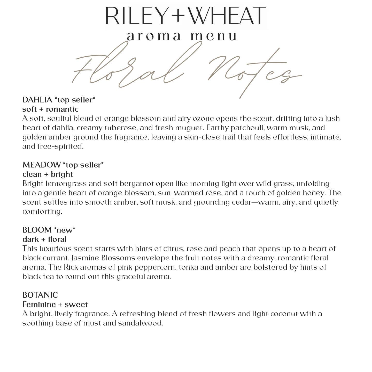 Riley And Wheat - Wholesale Jar/Filled Candle - Floral Candle5