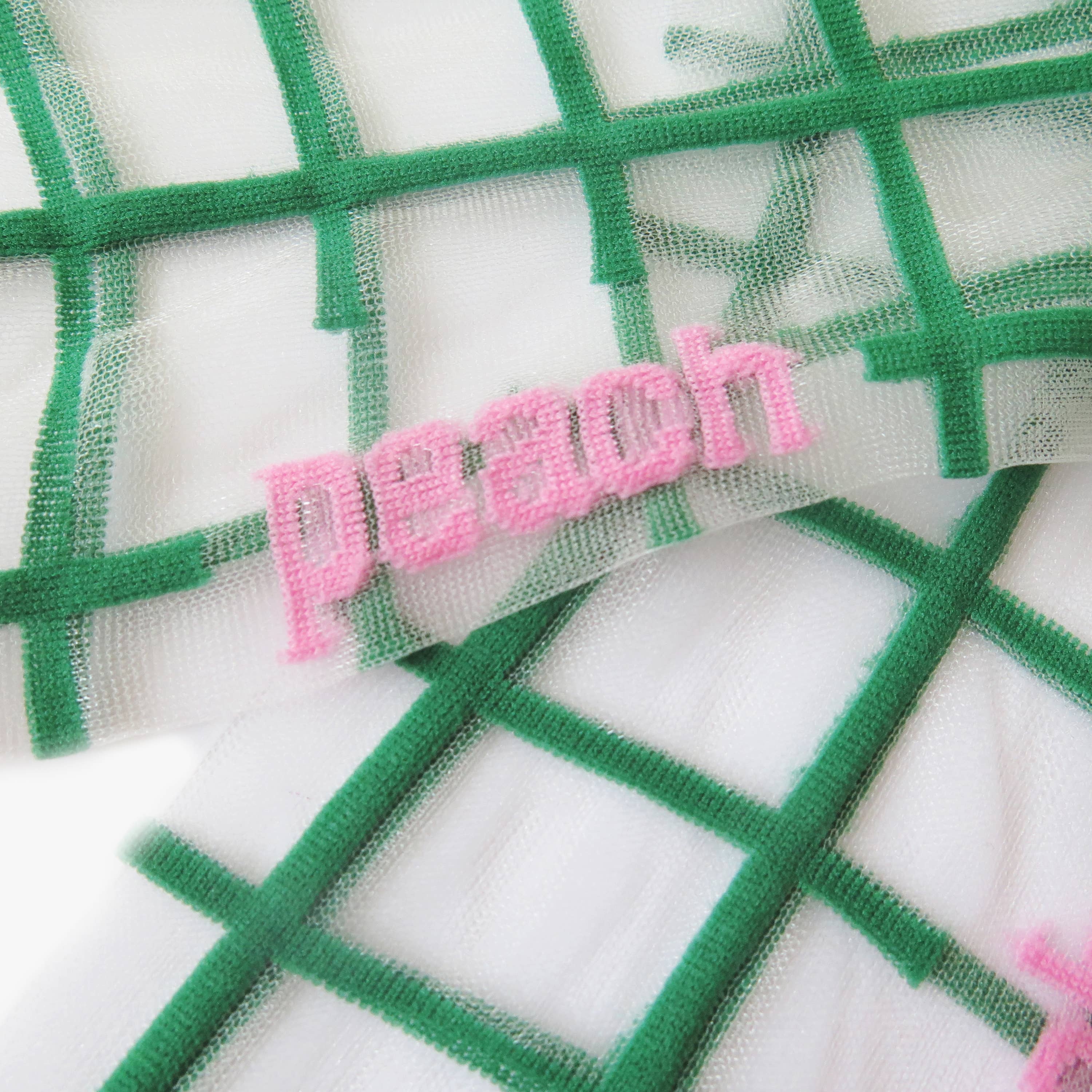 Peach Socks - Wholesale Socks - Women's - Tulip Grid9