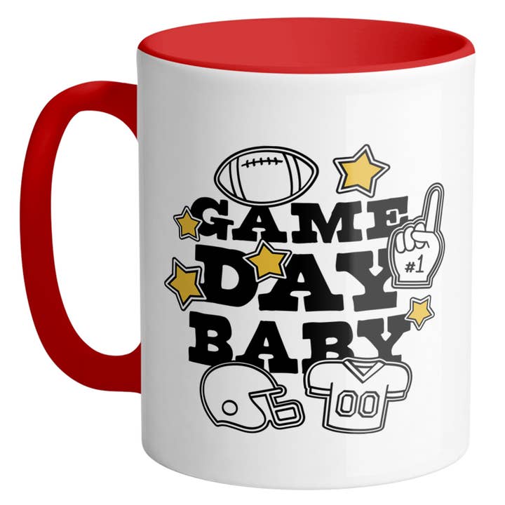 Lucky Luna Apparel - Wholesale Coffee Mug - Game Day Baby Ceramic Mug9