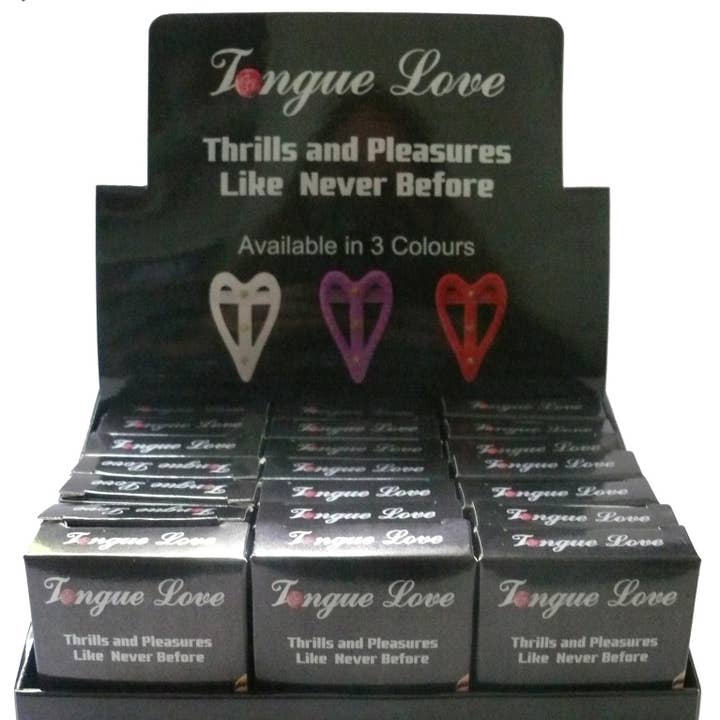 STIM U - Wholesale Seksspeeltje - Tongue Love Box 24 stuks - Orale seksstimulatie