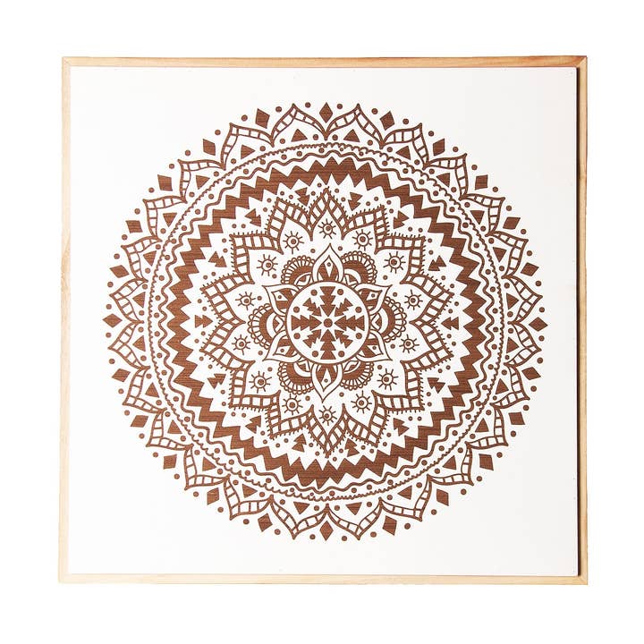 Træramme, I Hvid, 60X3X60cm for engroshandel hos B&B