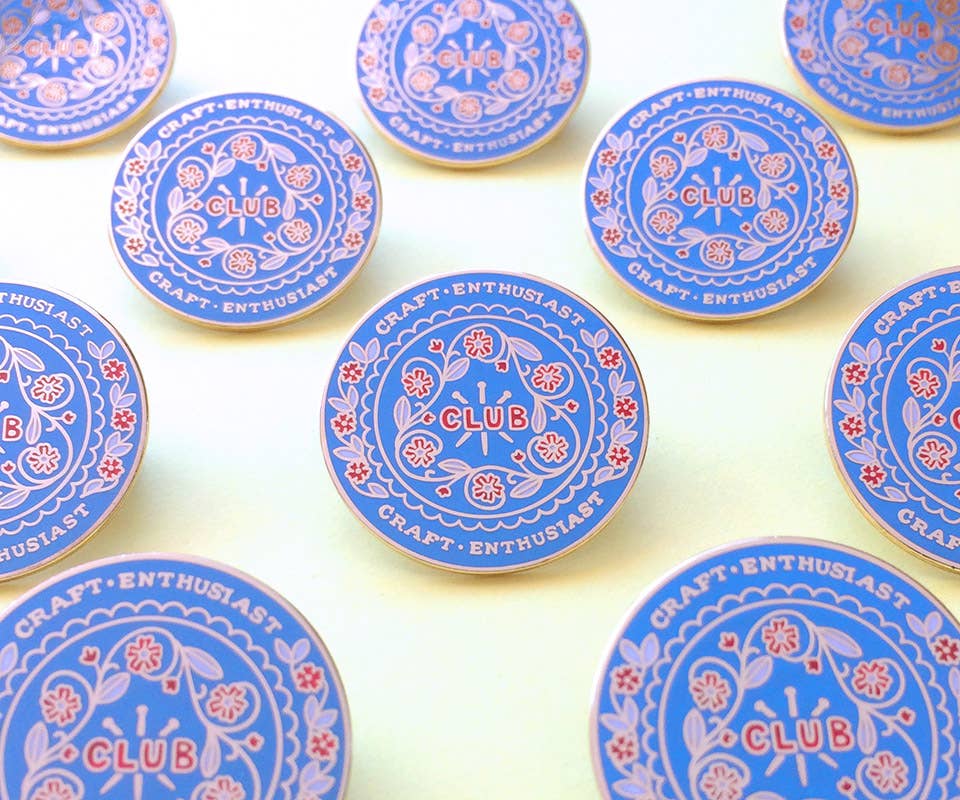 Hannakin - Wholesale Lapel pin/button - Craft Enthusiast Club - Enamel Pin2