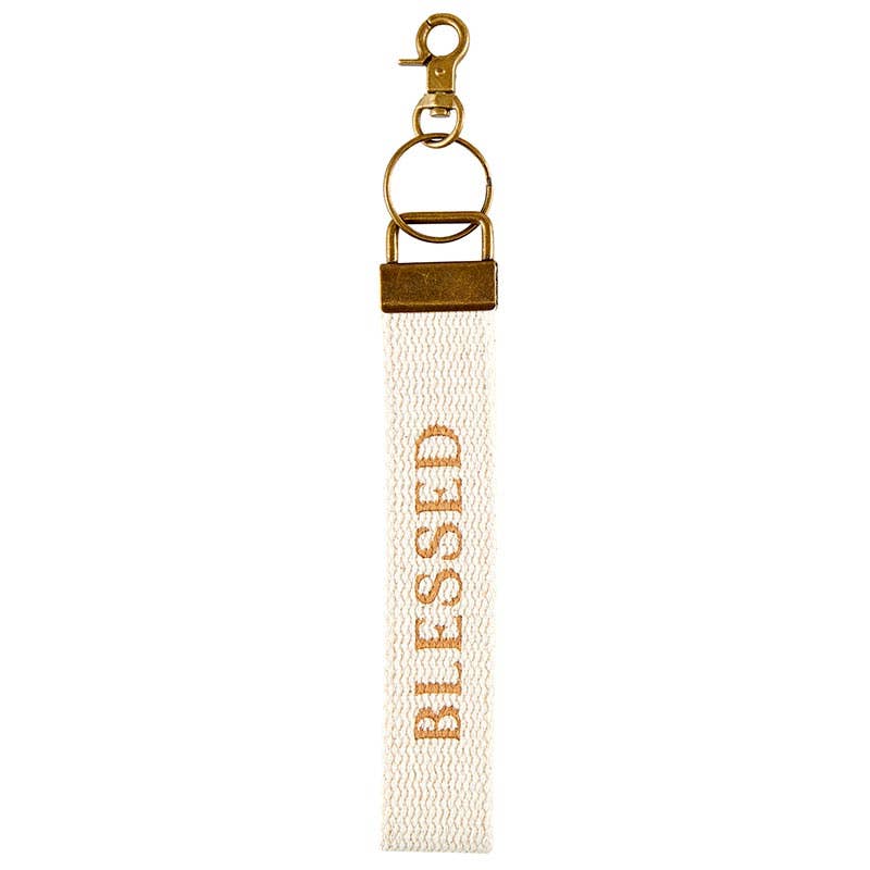 Faithworks by Creative Brands - Wholesale Keychain - Women's - Canvas Keychain - Blessed0