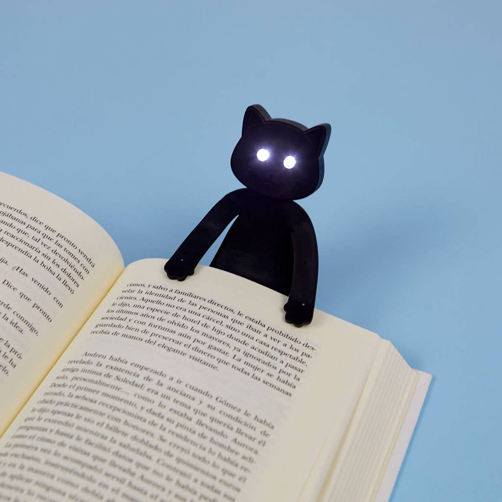 Balvi – wholesale Booklight – Reading light, Meow, black, silicone, 2xCR12202