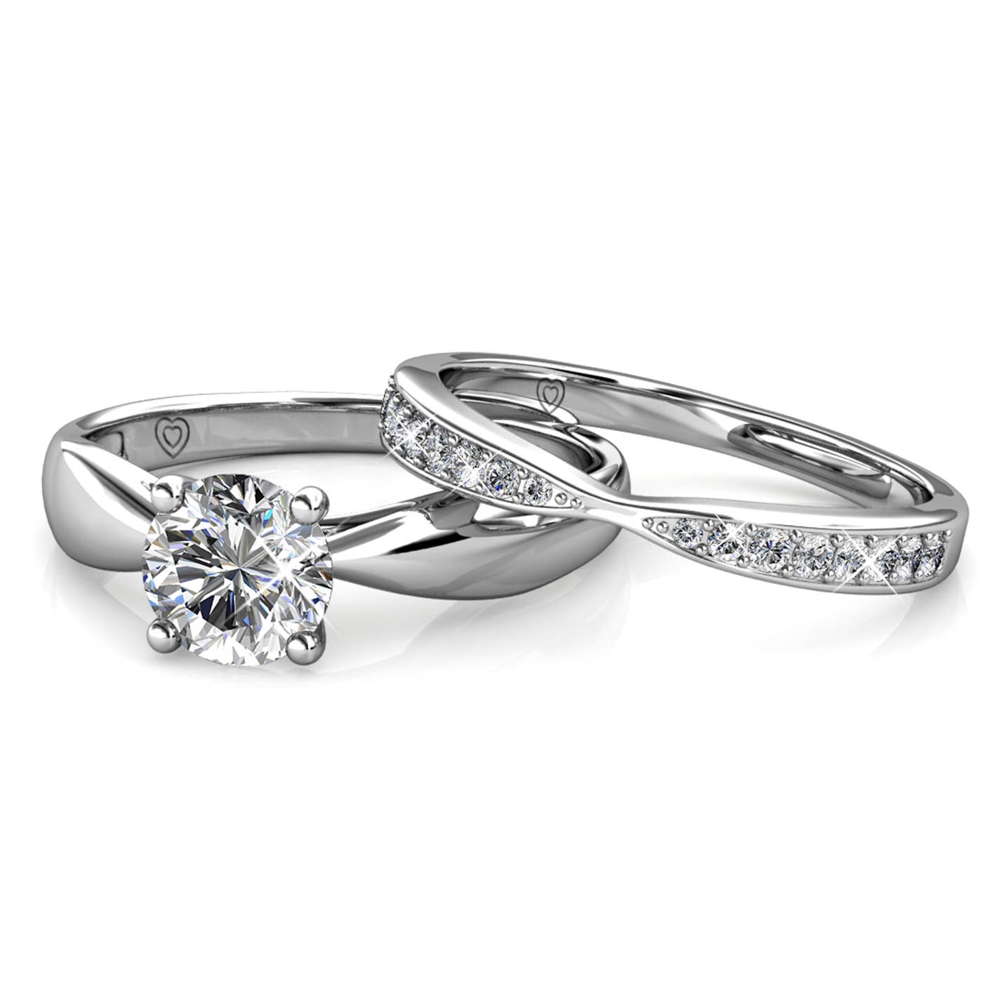 CARALI / MYC Paris – wholesale Förlovningsring – Prestige Ring - Silver och Kristall3