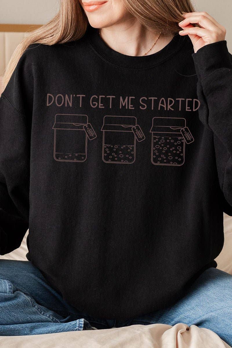 Wholesale Accessory Market - Vente Sweat-shirt à imprimés – femme - Ne me lancez pas Sweat-shirt unisexe NuBlend au levain0