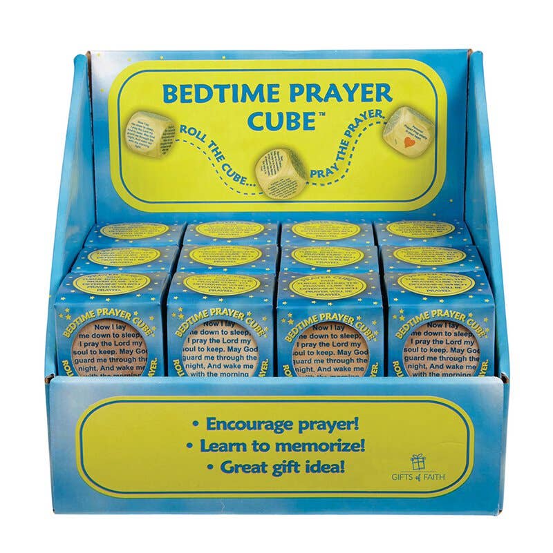 Faithworks by Creative Brands - Wholesale Cube Storage - Bedtime Prayer Cube Display - 24/pk1