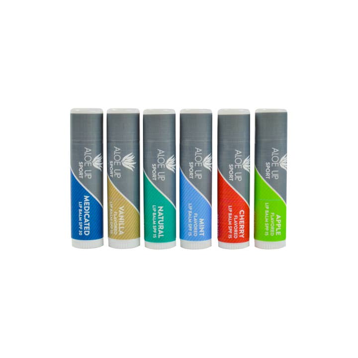 Aloe Up Sun & Skincare - Wholesale Lip Balm - Sport Lip Balm SPF 15 - Natural