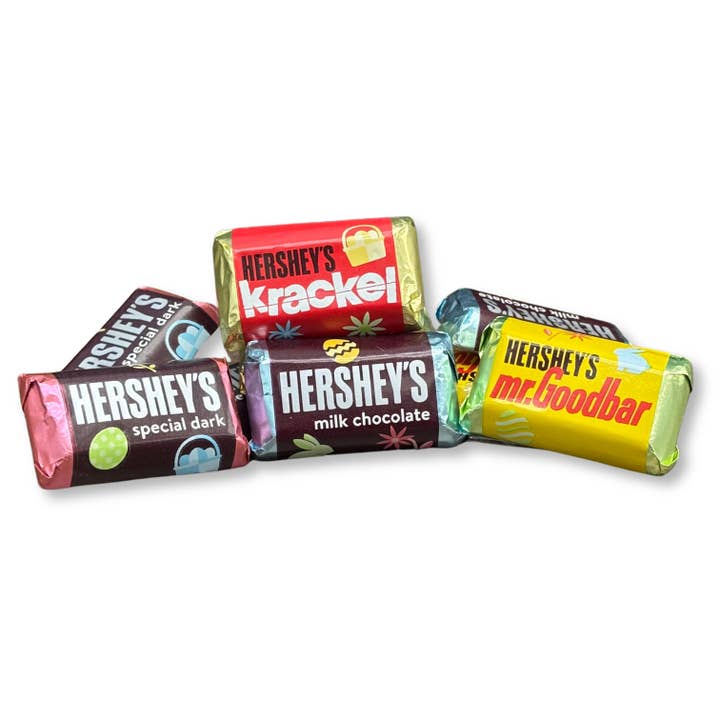 Hershey's Miniatures Assortment – Chocolate Candy Bars – Easter Wrapper – Bulk Value Pack for wholesale by Candy In Bulk
