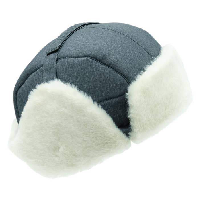 Jan & Jul - Wholesale Trapper/Bomber Hat - Kids - Heather Grey | Toasty-Dry Trapper Hat