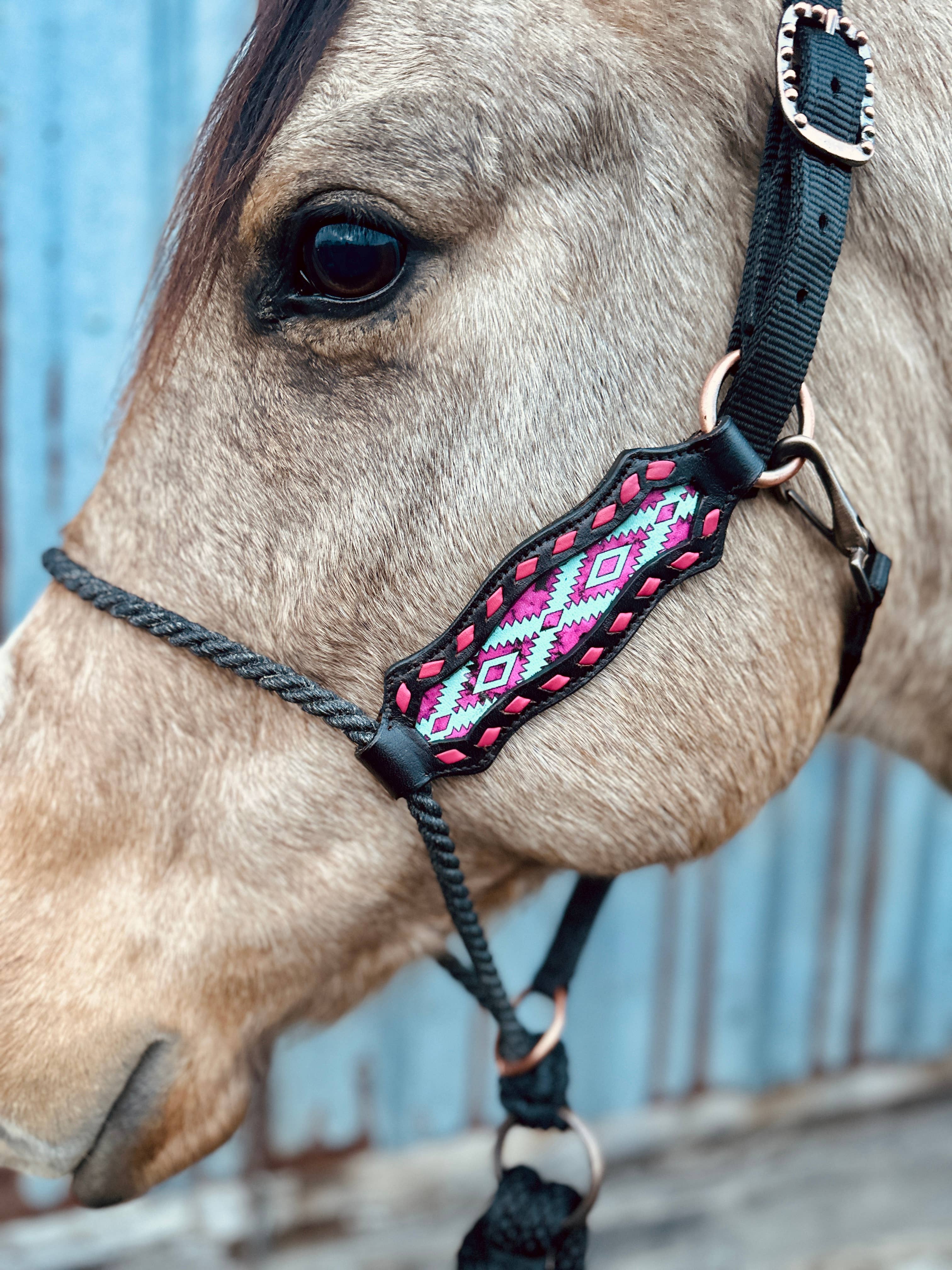 Schulz Equine - Wholesale Horseback Riding Gear - Lariat Nose Halter4