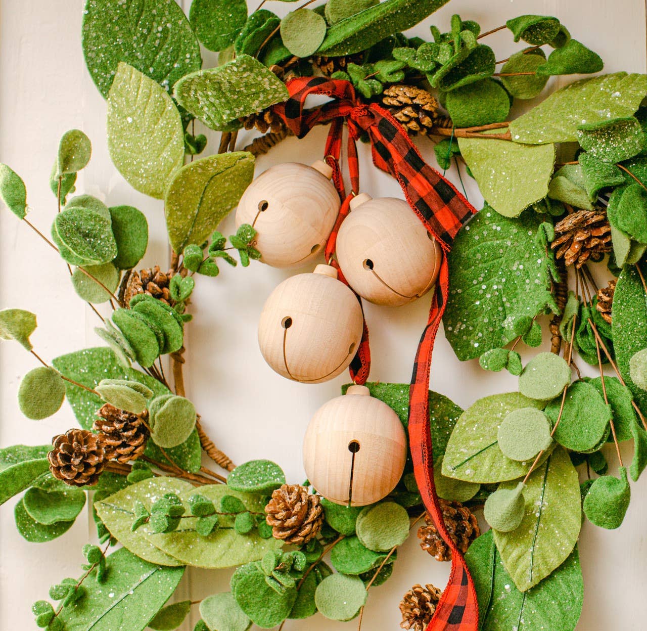 Woodpeckers Crafts - Wholesale Ornament - Wooden Jingle Bells3