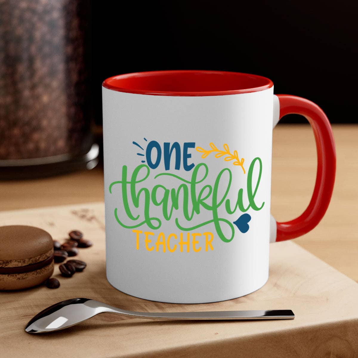 Mugs R Us - Vendita all'ingrosso Tazza - one thankful teacher Style 156#- Tazza da insegnante/tazza da caffè11