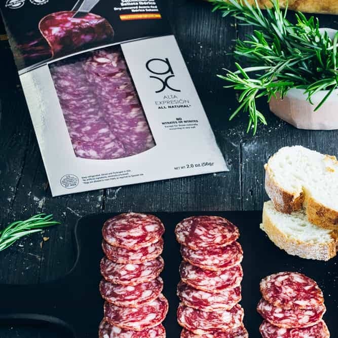 Alta Gama Foods - Wholesale Salami - Salchichón "Salami" Acorn-Fed Ibérico All Natural (6 oz)