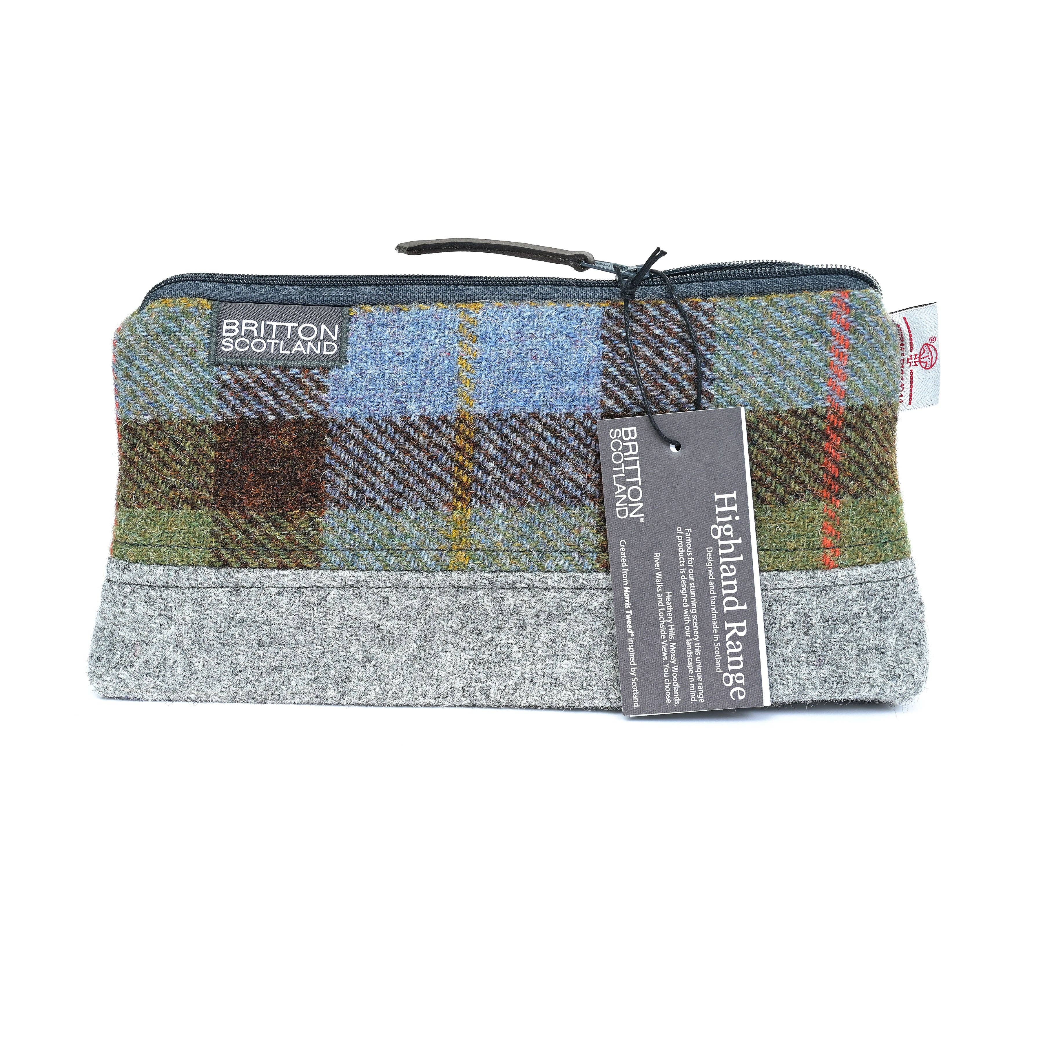 Amy Britton Harris Tweed Products - Wholesale Makeup/Cosmetic Bag - Highland Range Harris Tweed® Wash Bag16