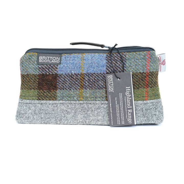 Amy Britton Harris Tweed Products - Wholesale Makeup/Cosmetic Bag - Highland Range Harris Tweed® Wash Bag16