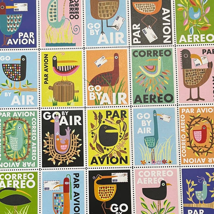 Bunny with a Toolbelt - Wholesale Sticker - Bird Postage Stamps to make your Mailbox Smile!