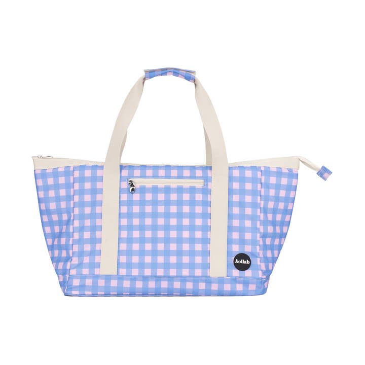 Tote Bag Skyberry Gingham for wholesale by Kollab