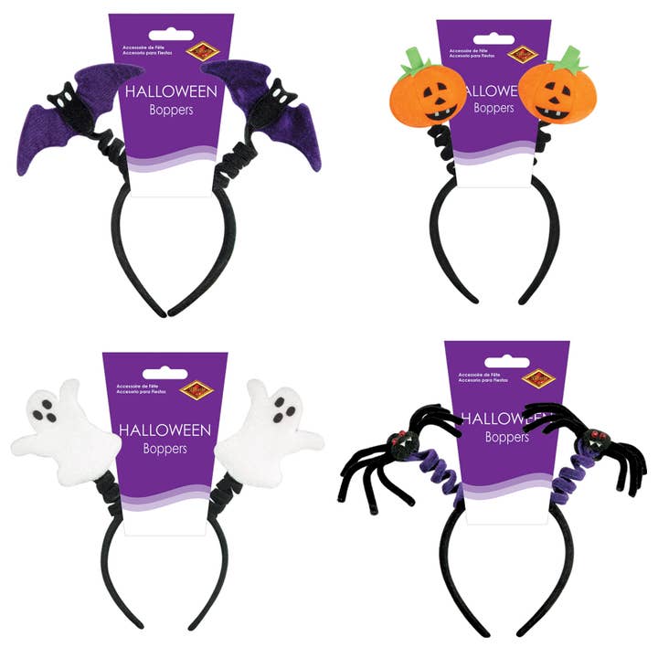 Halloween Boppers, 4 olika mönster för wholesale av Beistle