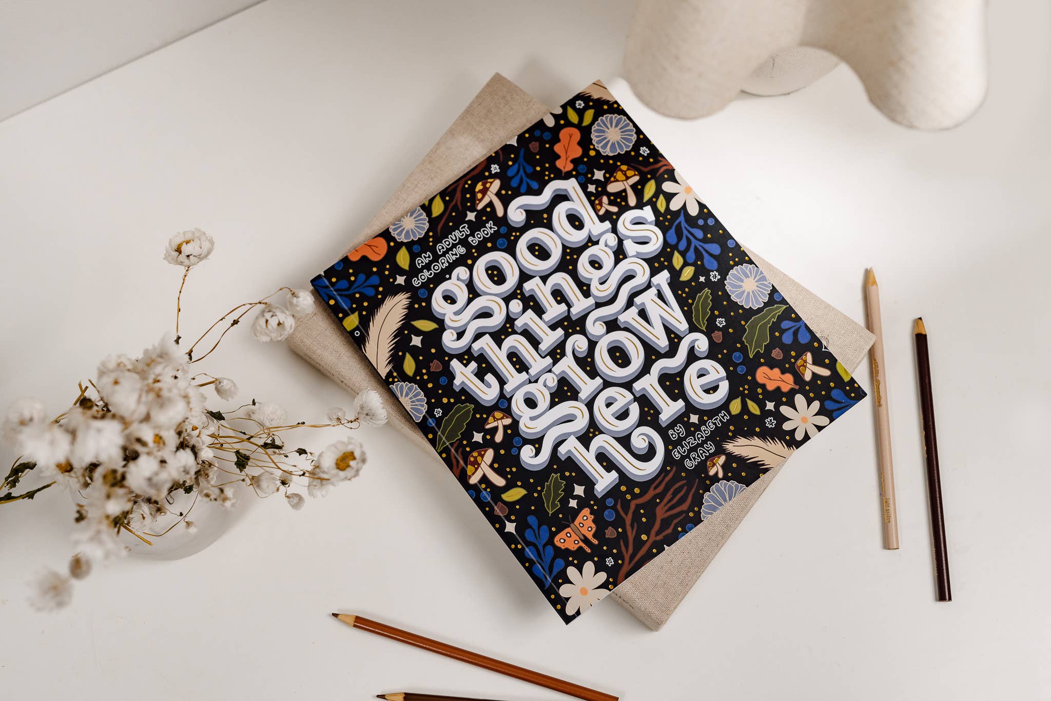 Blue Star Press - Wholesale Coloring & Activity Book - Adult - Good Things Grow Here (Premium Adult Coloring Book)1