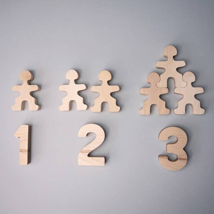 Flockmen - Wholesale Wood Toy - Kids - Flockmen Wooden Numbers (1-10)3