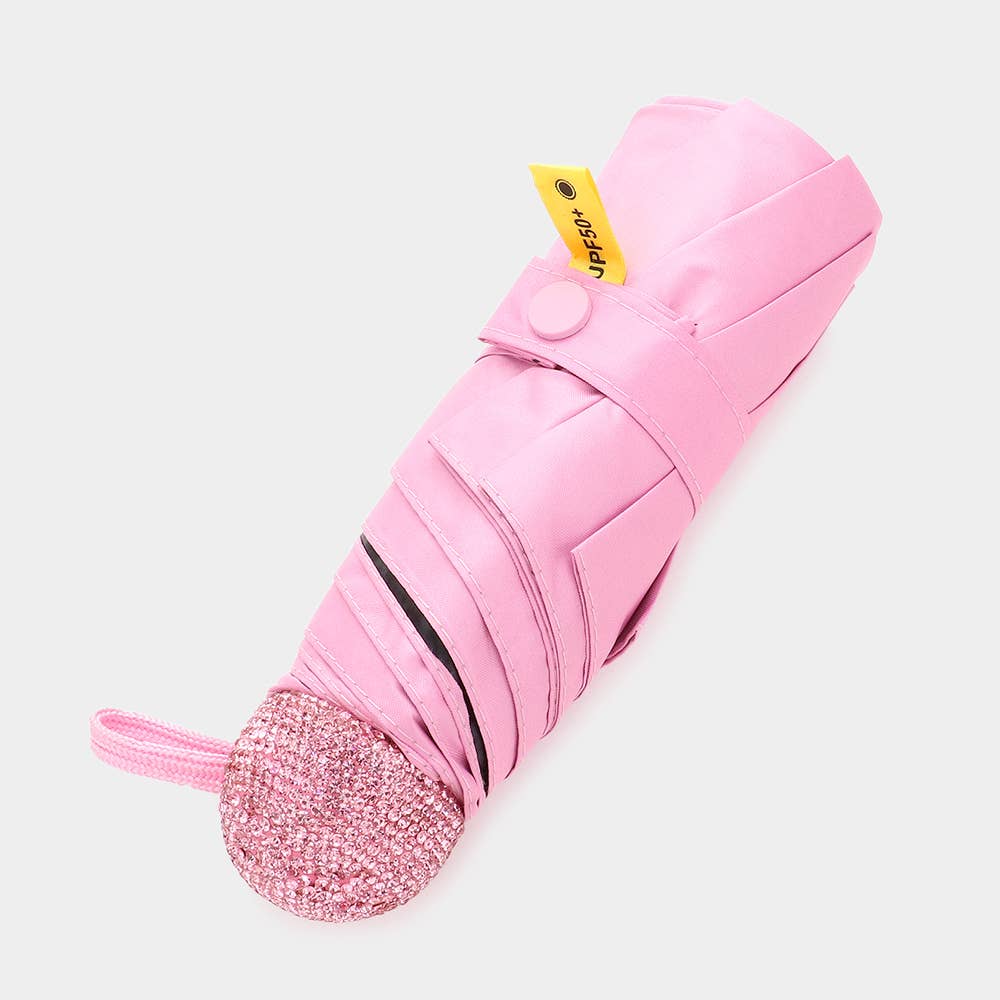 Sensibling Corp. - Wholesale Umbrella - Women's - Bling Handle Pointed Foldable Umbrella4