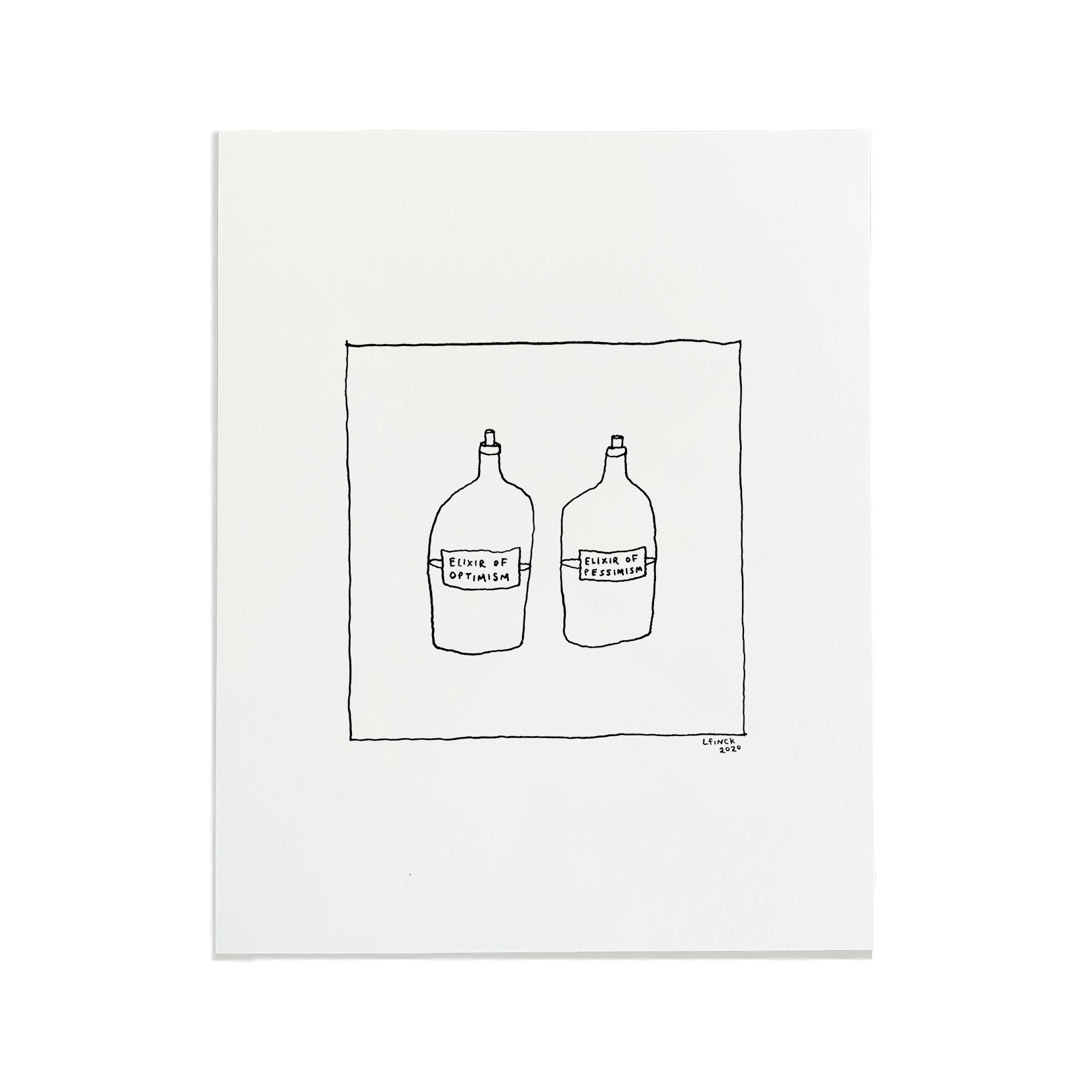 Liana Finck - Wholesale Art Print - Elixirs Letterpress Print1