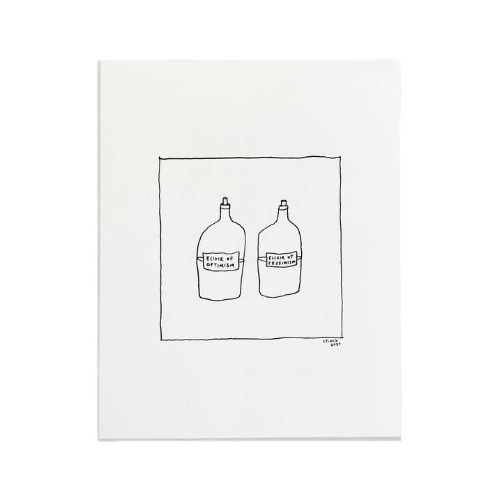 Liana Finck - Wholesale Art Print - Elixirs Letterpress Print1