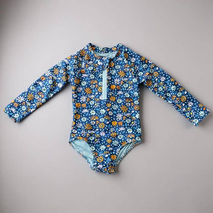 flowers swimsuit for wholesale by Keep the Littles Wild