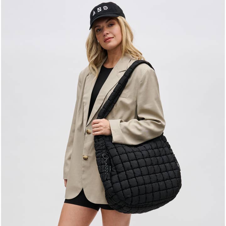 Sol and Selene - Wholesale Shoulder Bag - Women's - Revive - Quilted Puffer Nylon Hobo