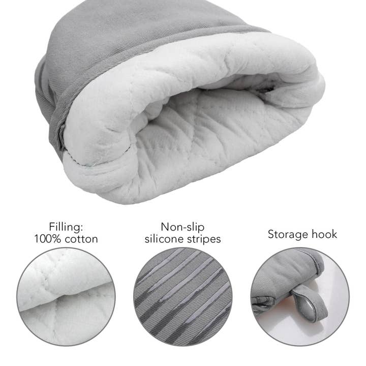 Fabstyles - Wholesale Oven mitt/pot holder - SILICON PRINT MINI MITT-PAIR6