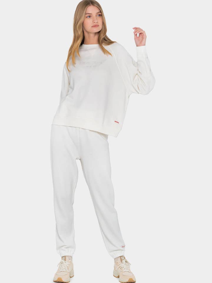 Peace Love World - Wholesale Sweatshirt - Women's - Core Crewneck Sweatshirt4