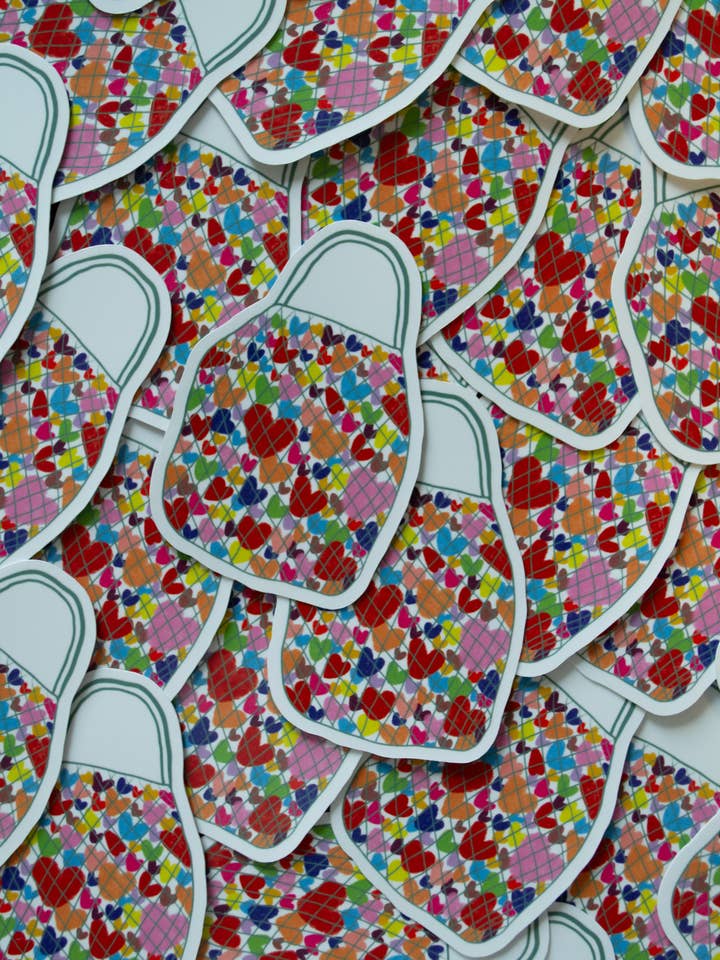 Aufkleber "Liebesbündel" - Süßes Geschenkaufkleber für den Großhandel von Grisbleu