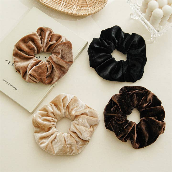 ACCITY - Wholesale Scrunchie - Women's - VELVET COLON HAIRBAND HAIR ACCESSORIES_CWAHA41656