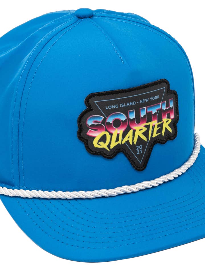 Sombrero Snapback retro South Quarter, azul eléctrico para venta al por mayor de Long Island Strong