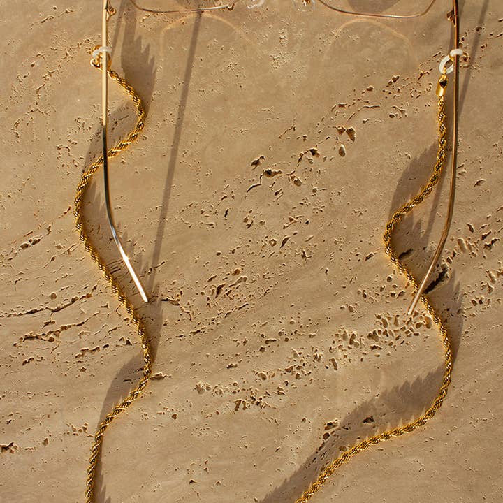 COCO BONITO - Wholesale Sunglasses/Eyeglasses Strap - Women's - Snake Gold glasses chain2