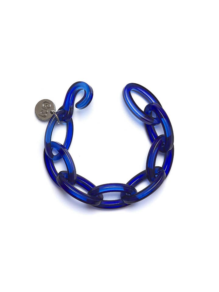 Chain Link Bracelet (Blue) for wholesale by Bianca Mavrick Jewellery