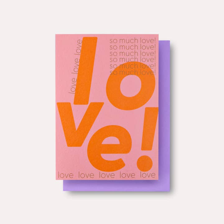 Helix Love Card for wholesale by The Completist (No duties on USA orders!)