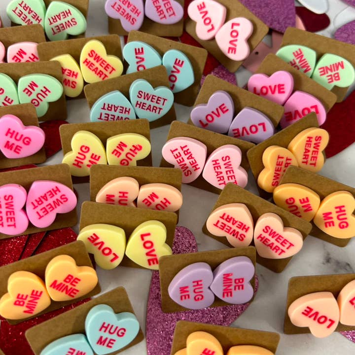 Kate Tuesday Jewelry - Wholesale Stud/post earrings - Valentines Mix Heart Stud Earrings2