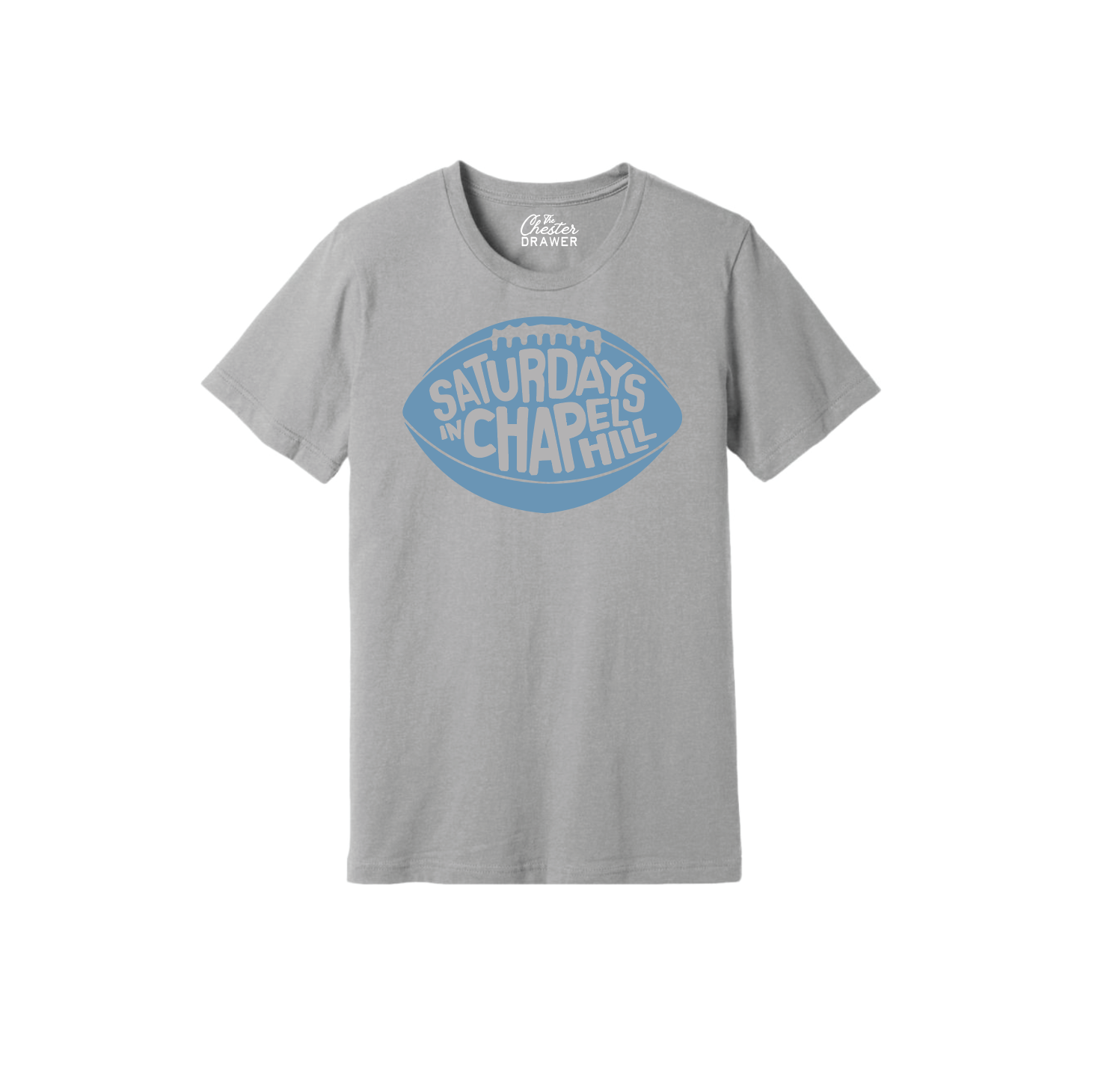 The Chester Drawer - Wholesale Screen Printed T-Shirt - Unisex - Saturdays in Chapel Hill3